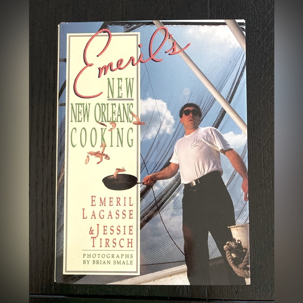 Emeril Lagasse autographed cookbook- New New Orleans Cooking